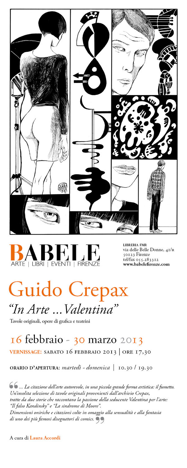 crepax mostra valentina