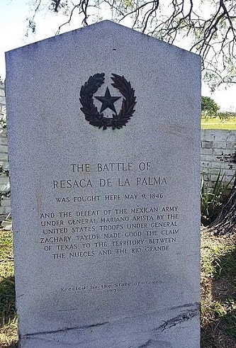 Battle of Resaca de La Palma Texas historical marker min min